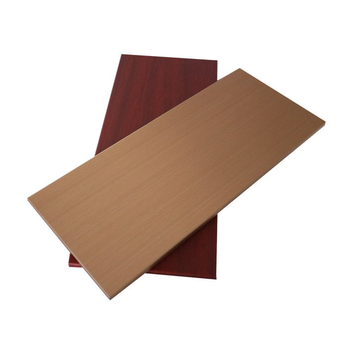 Düz Renk 0.7mm HPL Tavan Panelleri Yanmaz Alüminyum Kompozit Panel